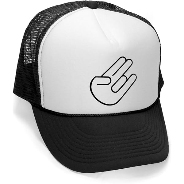 Tees & Tails Evil Eye Trucker Hat Mesh Snapback Retro 90's Black